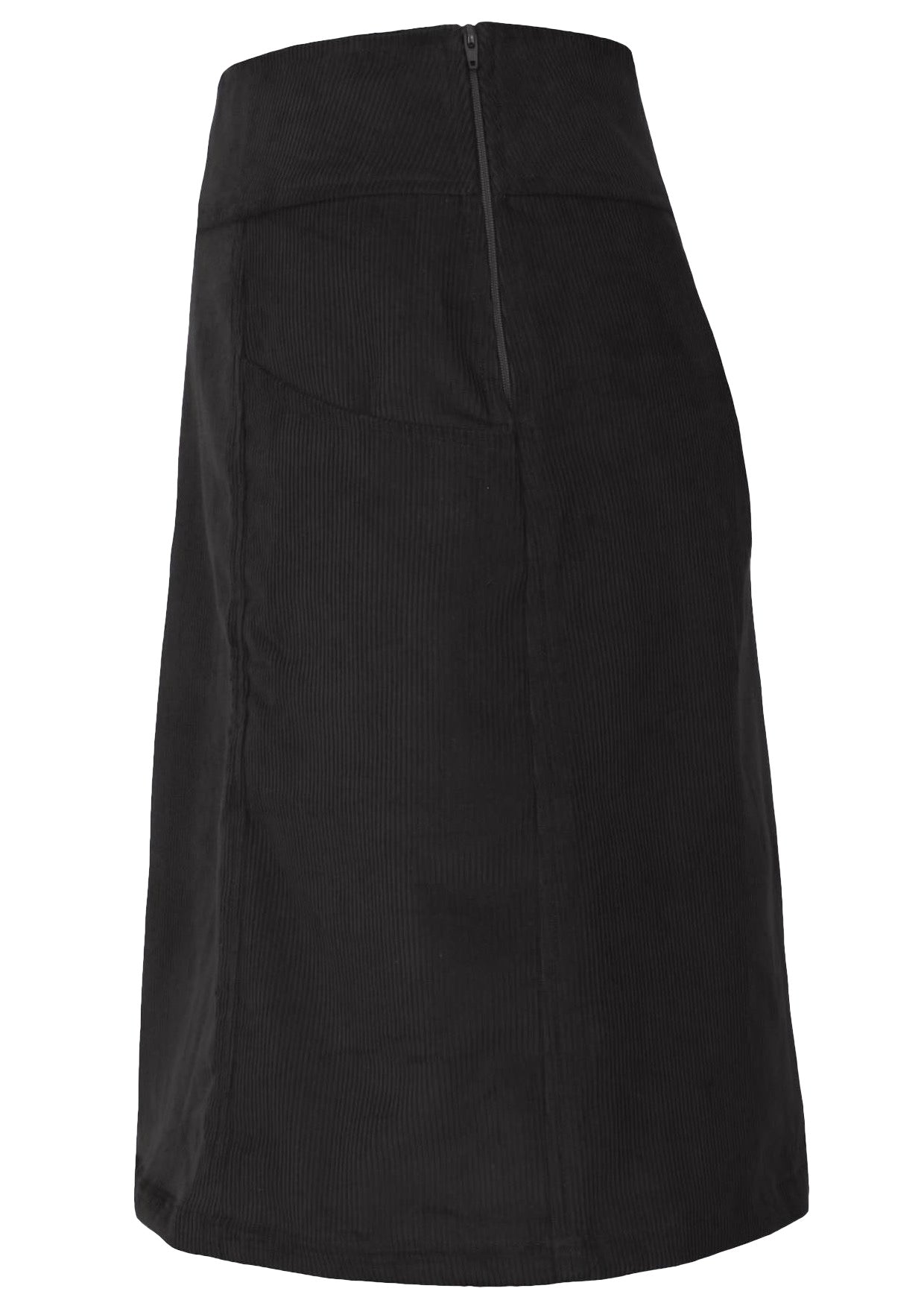 Aalia Skirt Corduroy Black