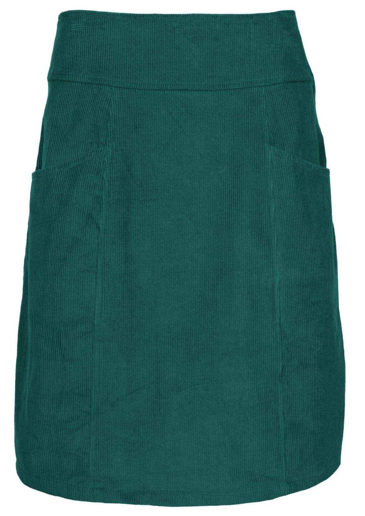 Aalia Skirt Corduroy Teal