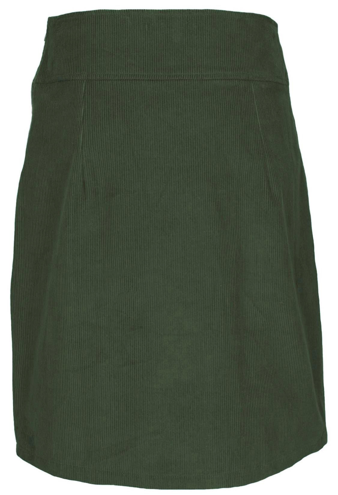 Aalia Skirt Corduroy Green