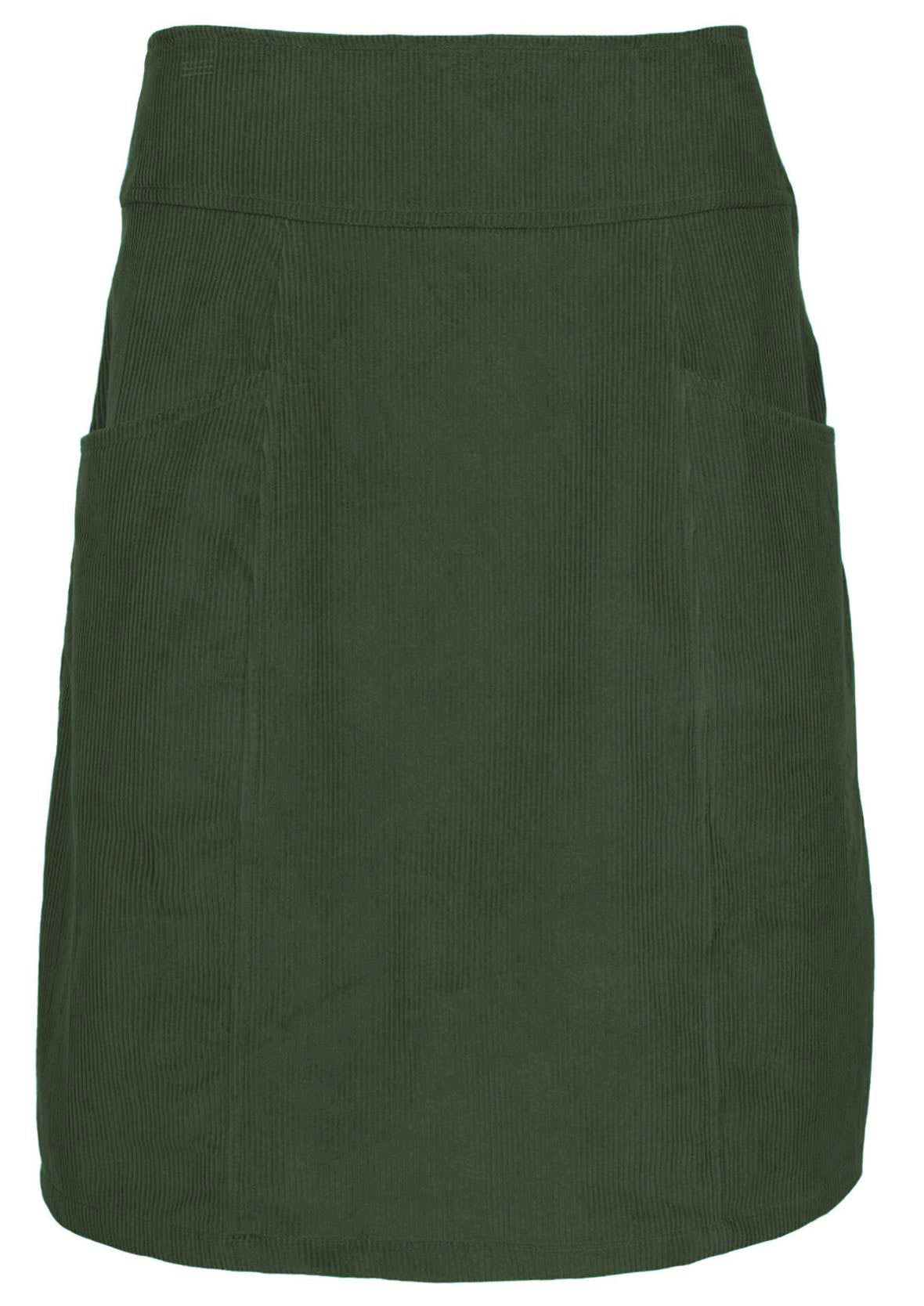 Aalia Skirt Corduroy Green