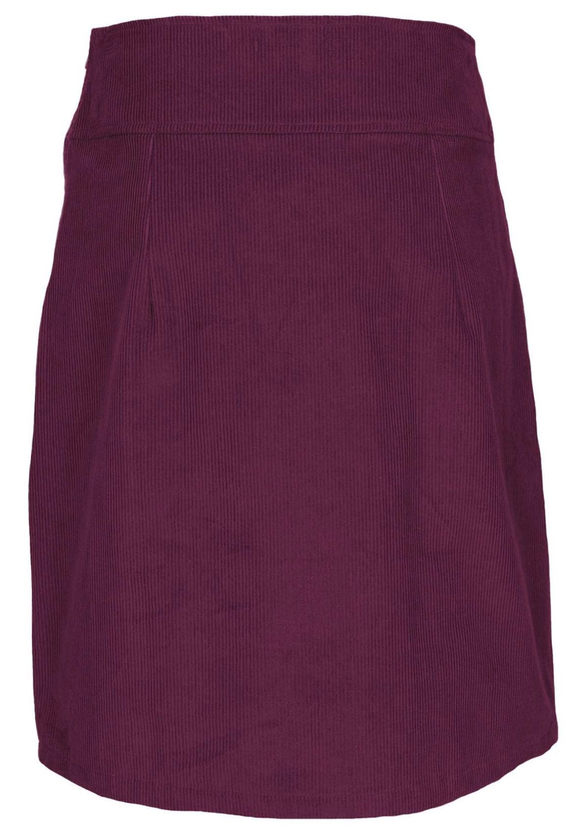 Aalia Skirt Corduroy Plum
