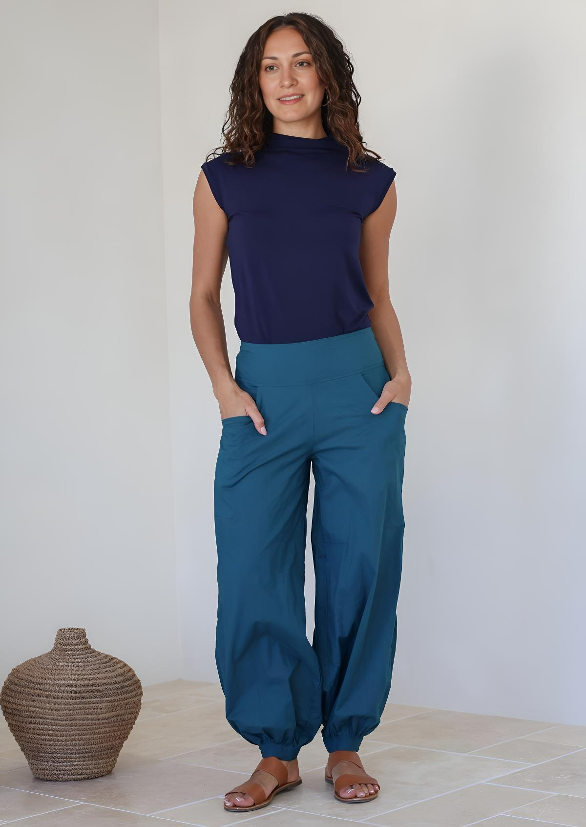 Acapulco Pants Deep Lagoon