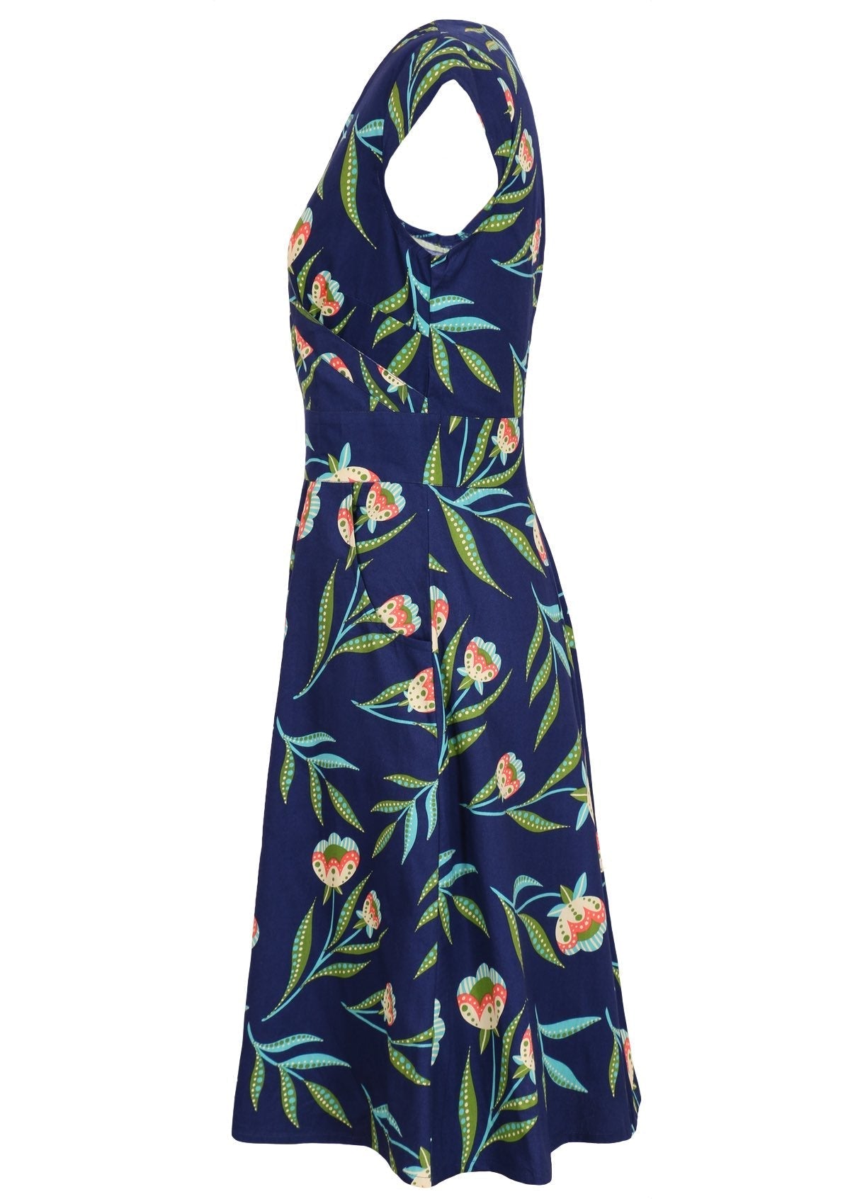 Mannequin side of dress.