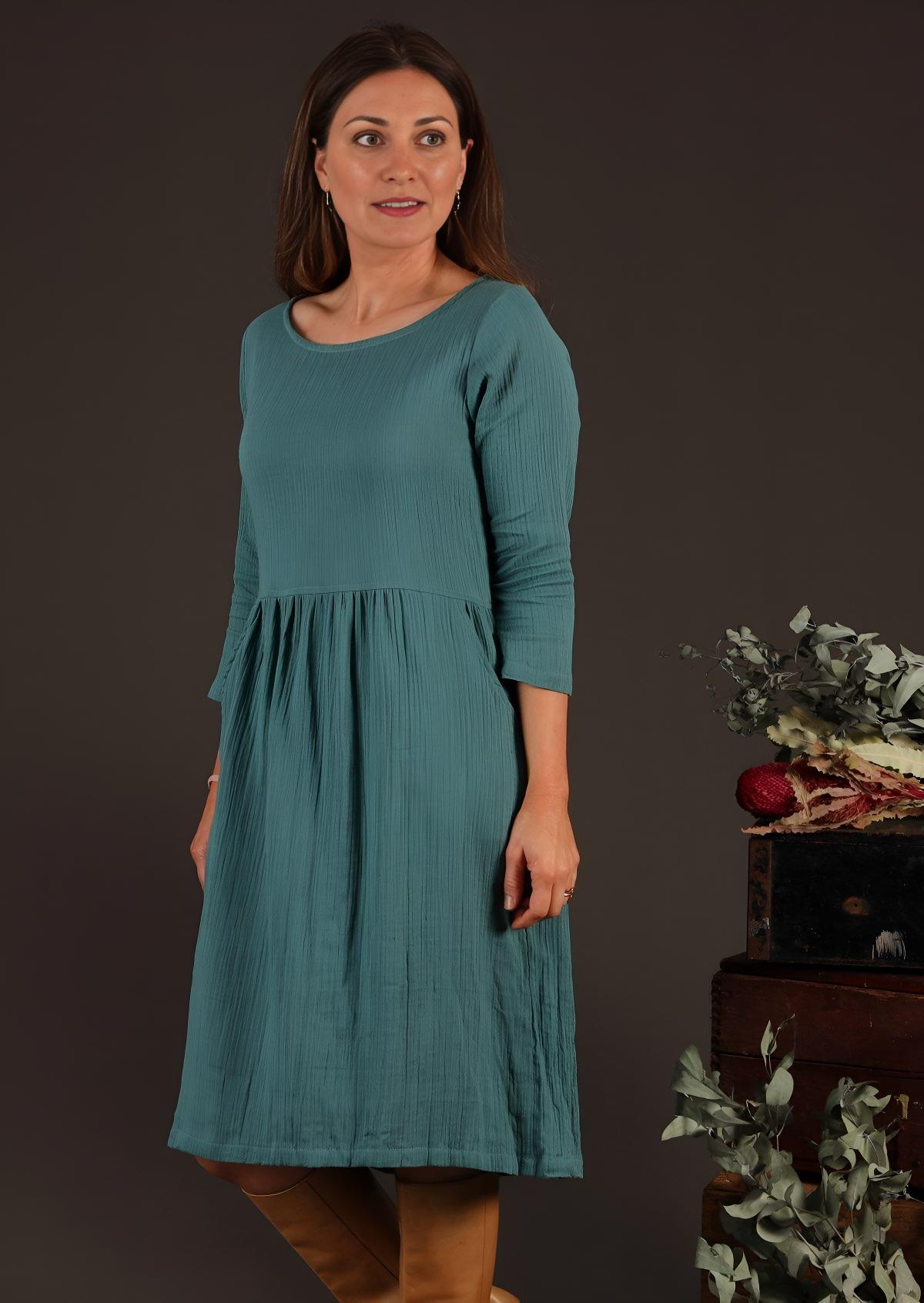 Avery Dress Sea Green