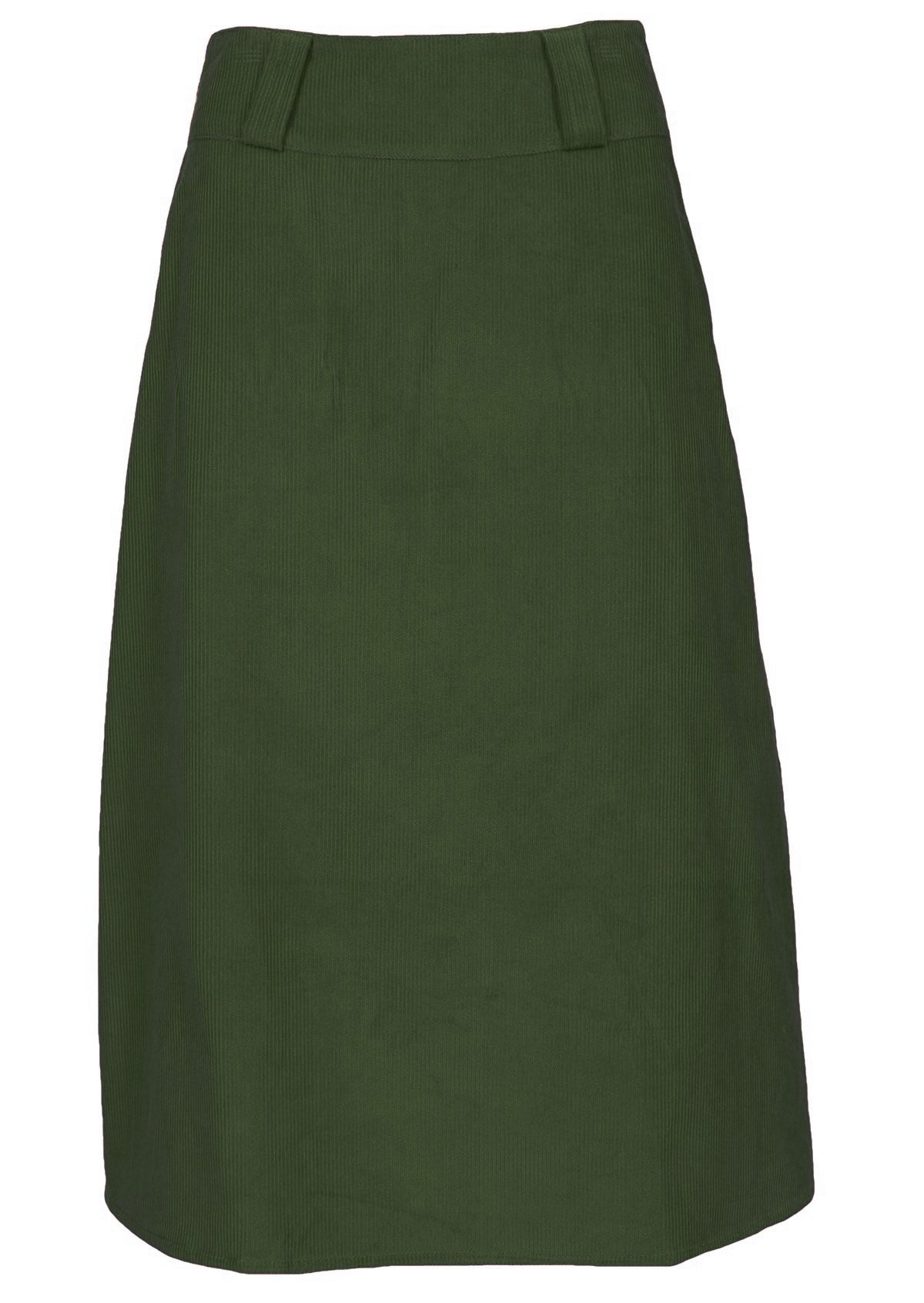 Belt Loop Skirt Corduroy Green