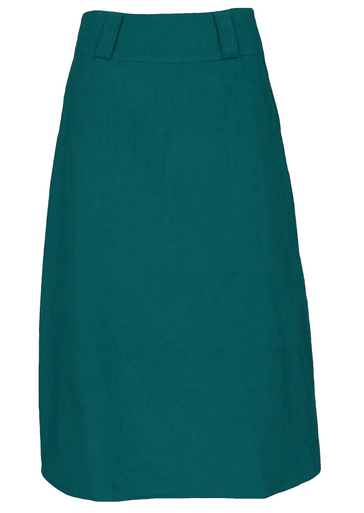 Belt Loop Skirt Corduroy Teal
