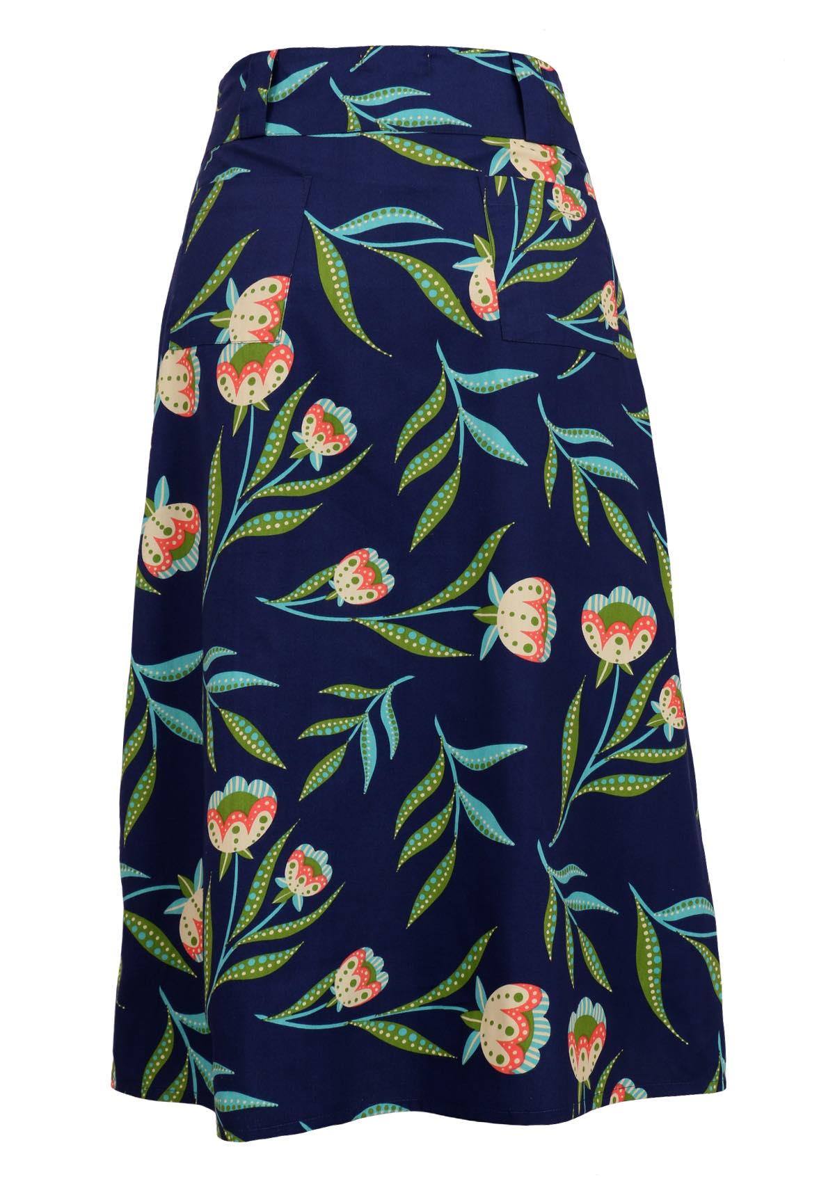 Mannequin back of skirt.