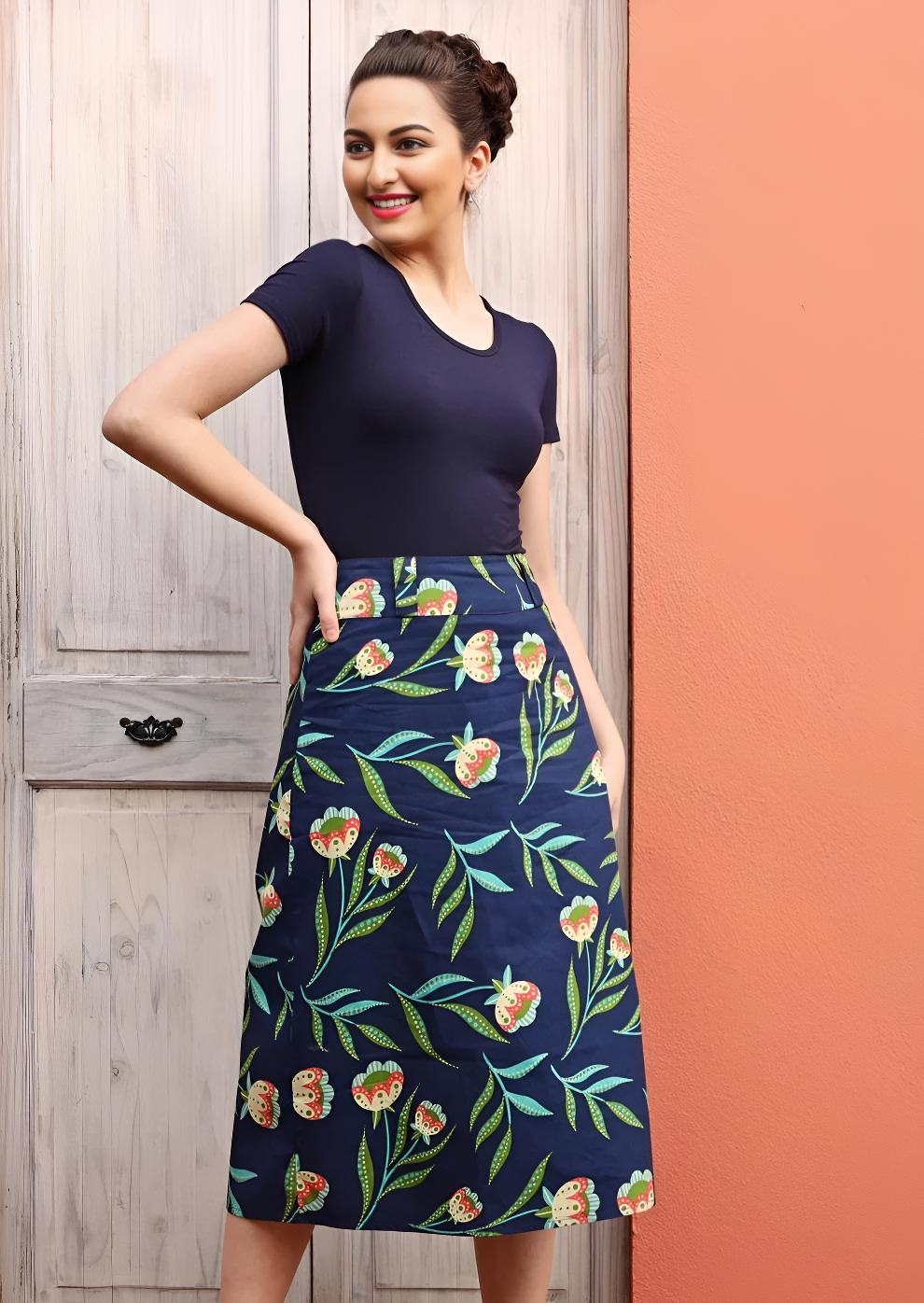 Belt Loop Skirt Midnight Reverie