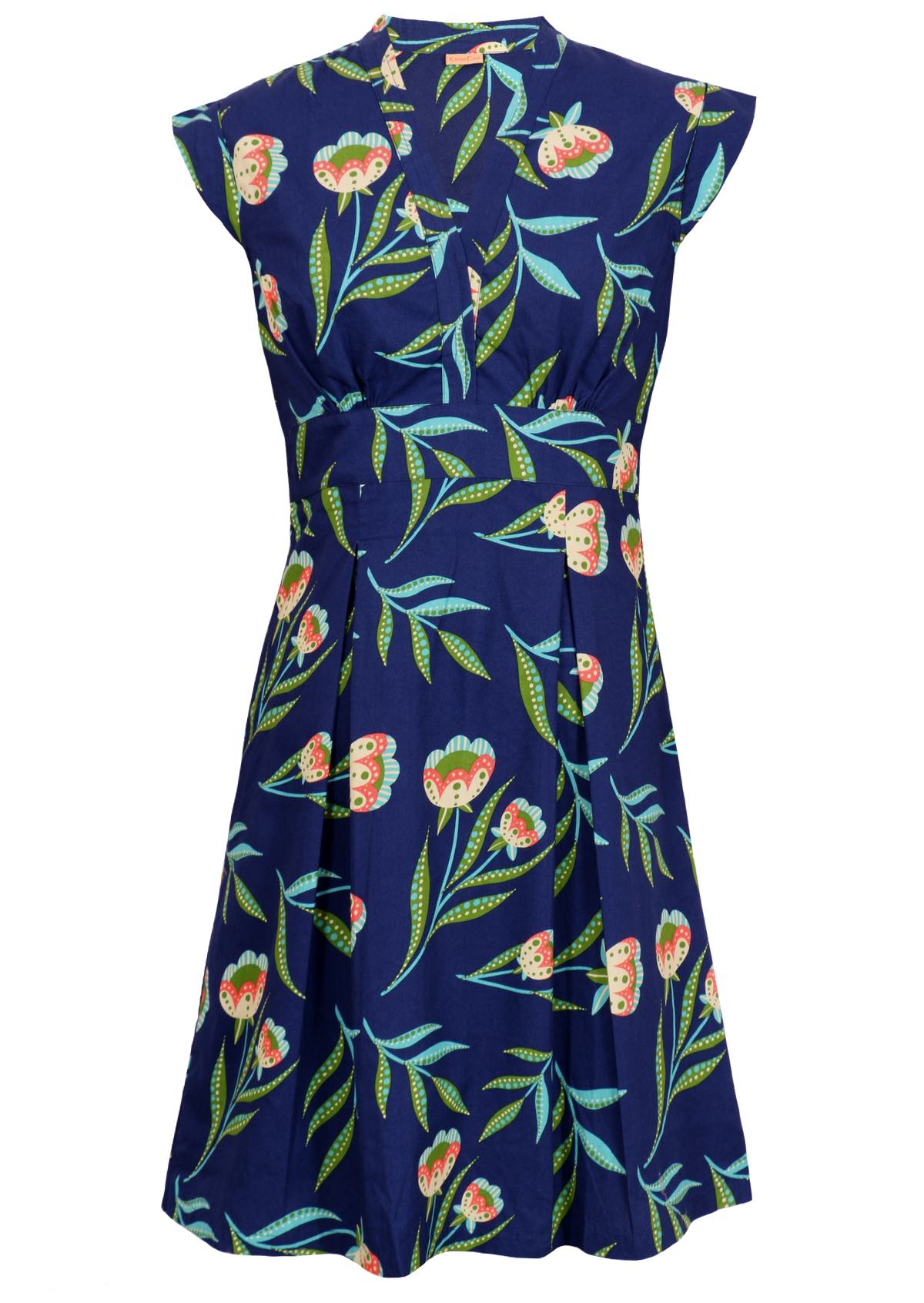 Mannequin front of dress.