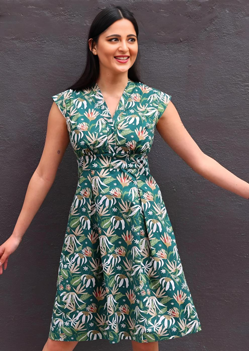 Billie Dress Flannel Flower