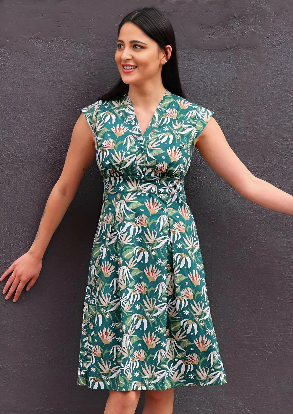 Billie Dress Flannel Flower