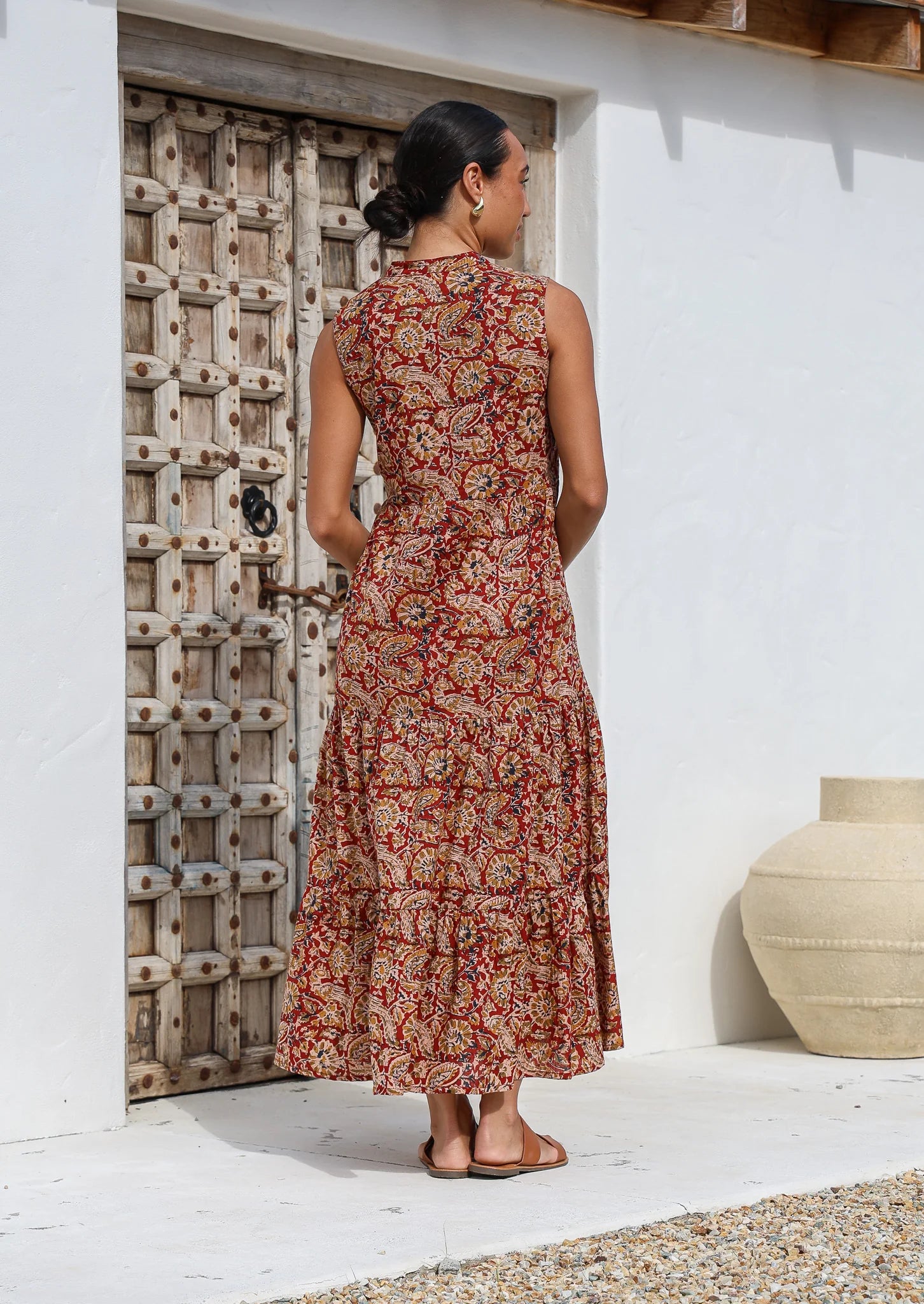 Boho Tiered Maxi Dress Mayur