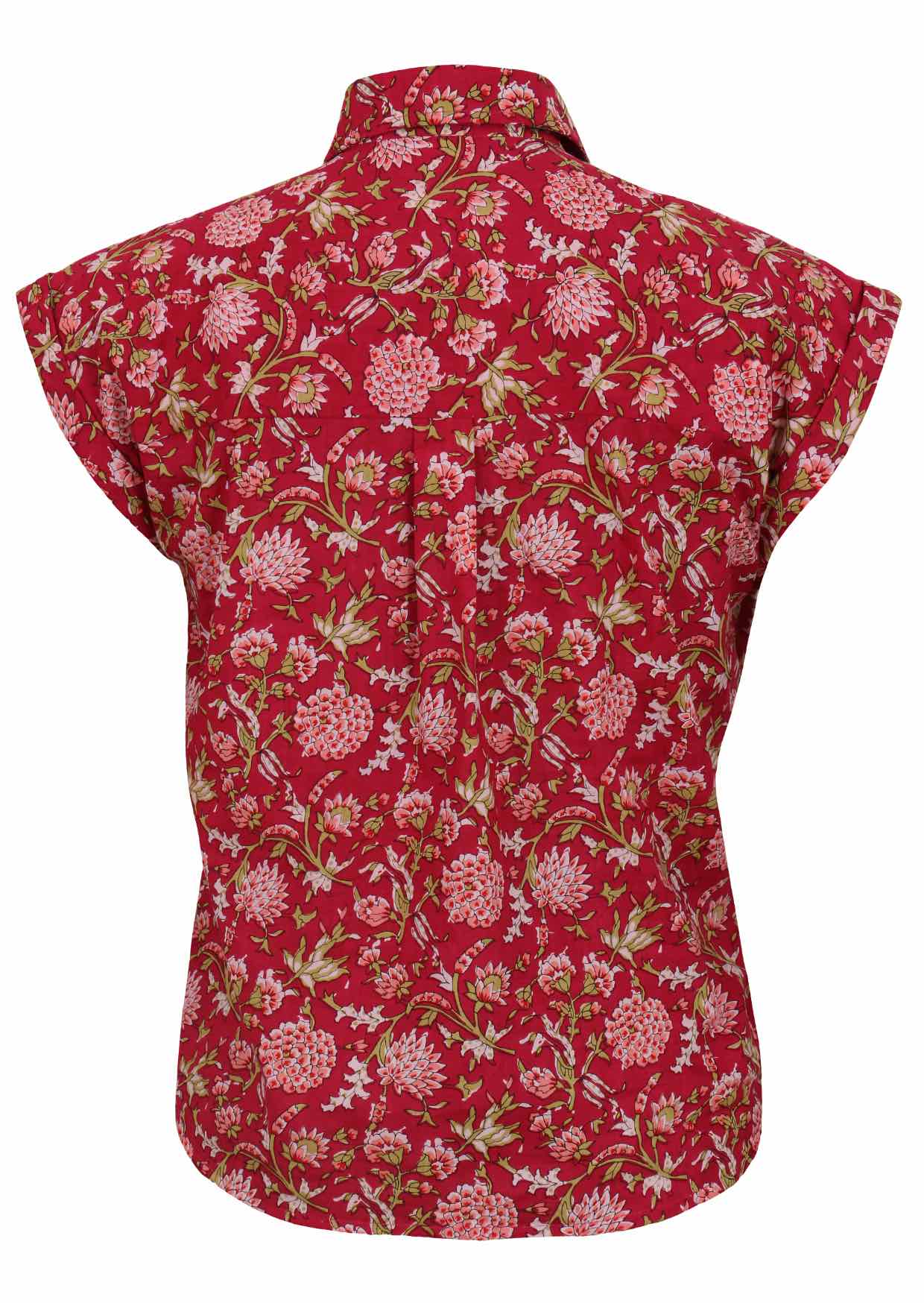 Button Up Shirt Cranberry