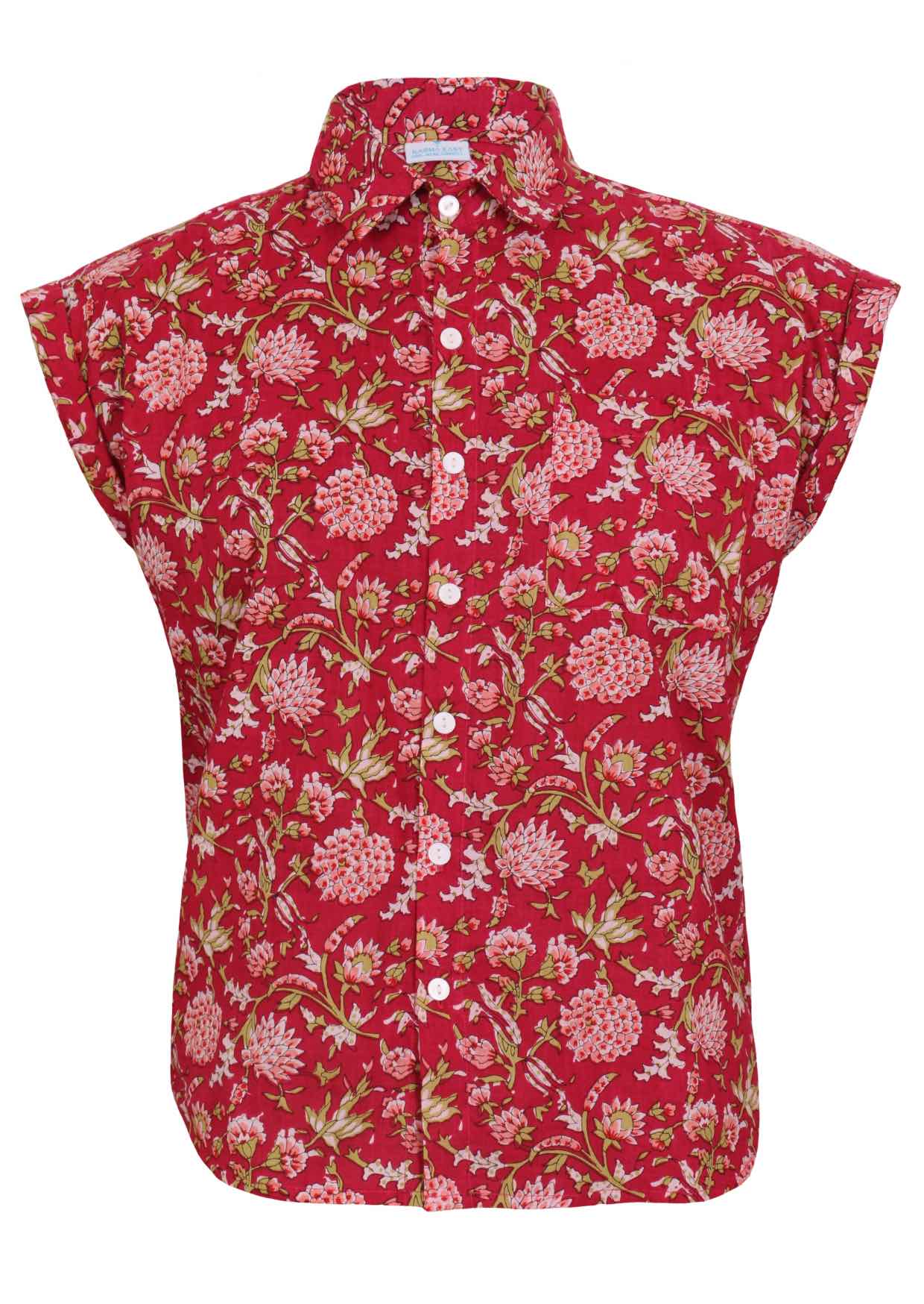 Button Up Shirt Cranberry