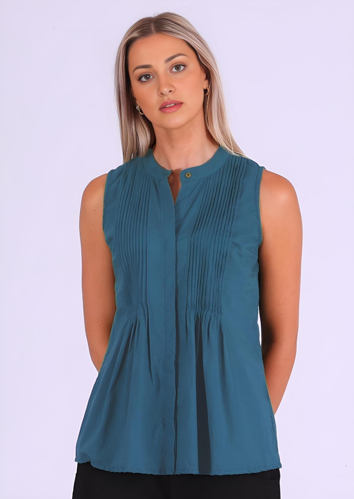 Camille Top Corsair Blue