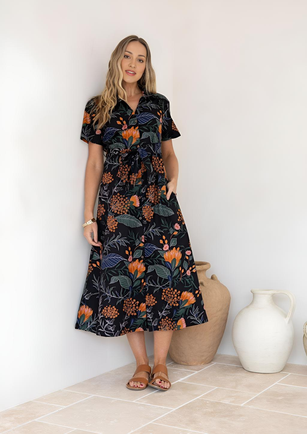 Chelsea Dress Queen Protea
