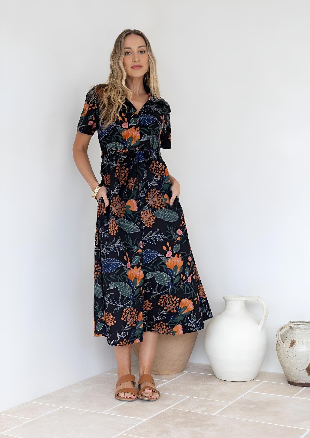 Chelsea Dress Queen Protea