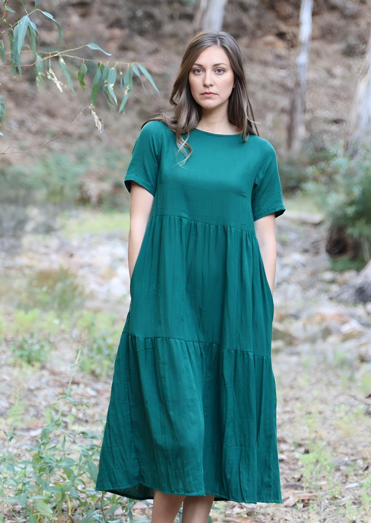 Claudia Dress Teal