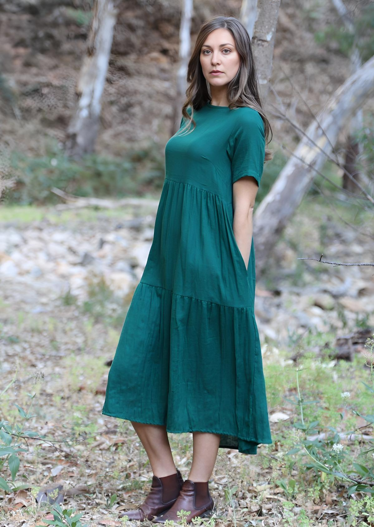 Claudia Dress Teal