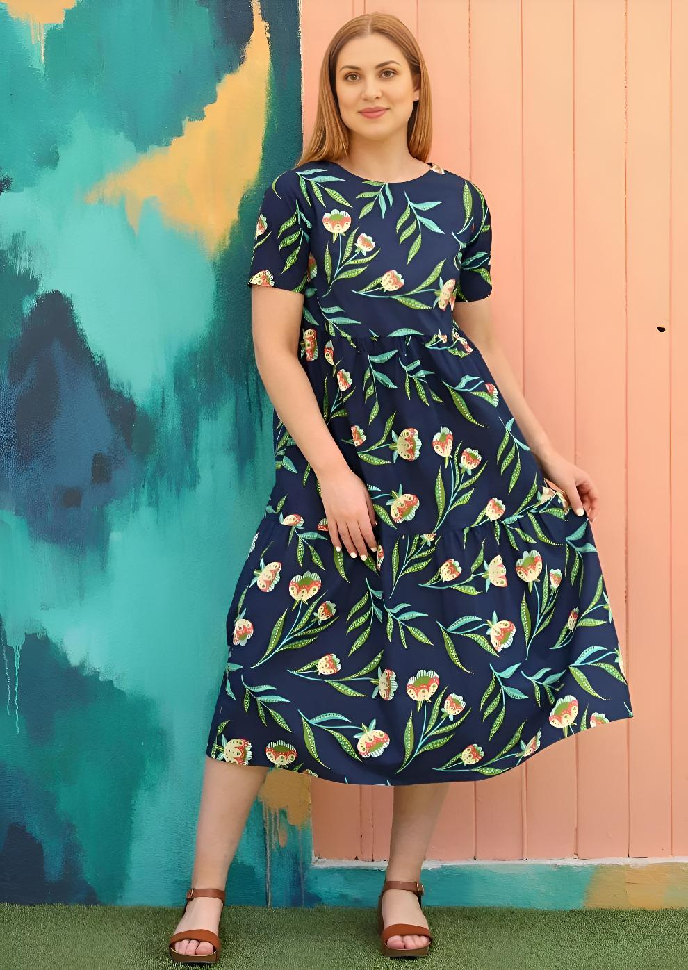 Claudia Dress Midnight Reverie