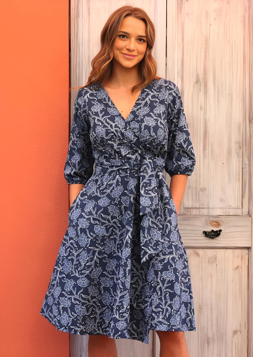 Ella Wrap Dress Neela