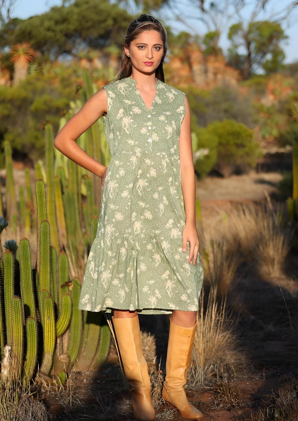 Ember Midi Dress Cascade