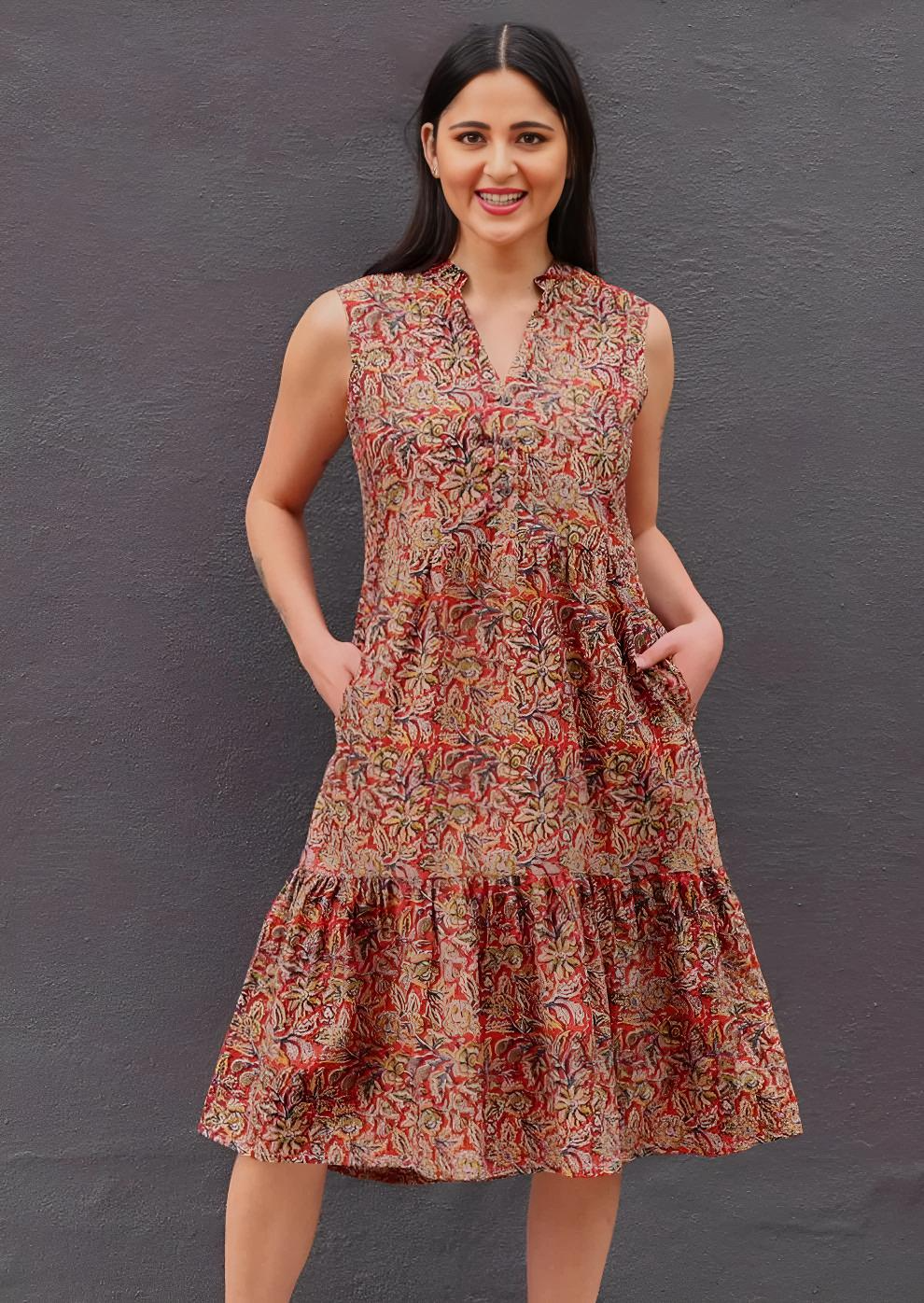 Ember Midi Dress Wild Spice