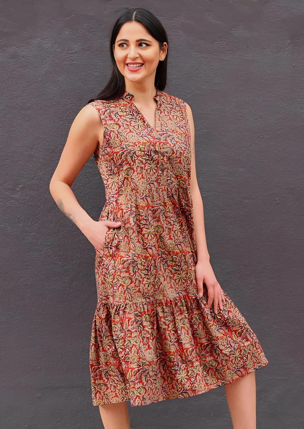 Ember Midi Dress Wild Spice