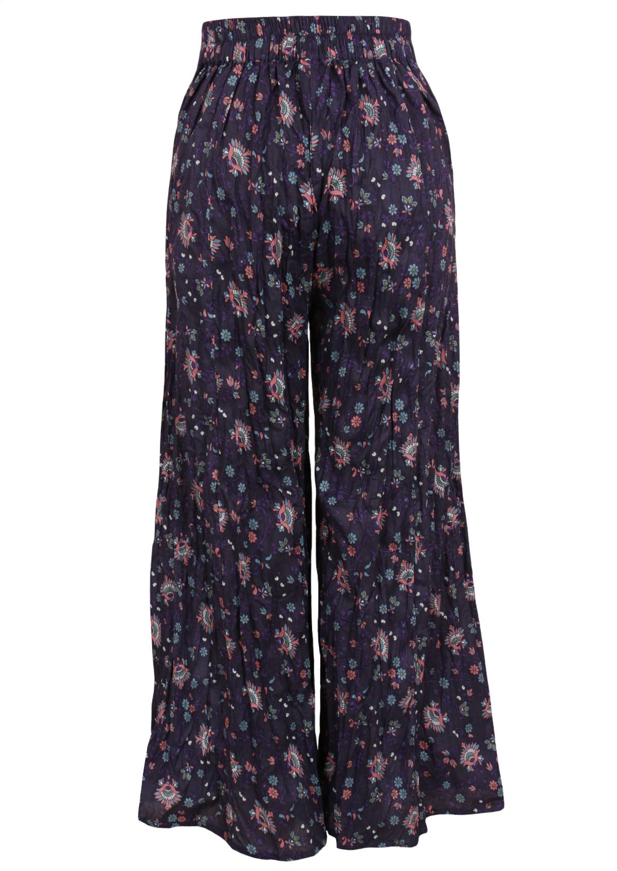 Janis Pants Eventide 100 percent cotton pants back view