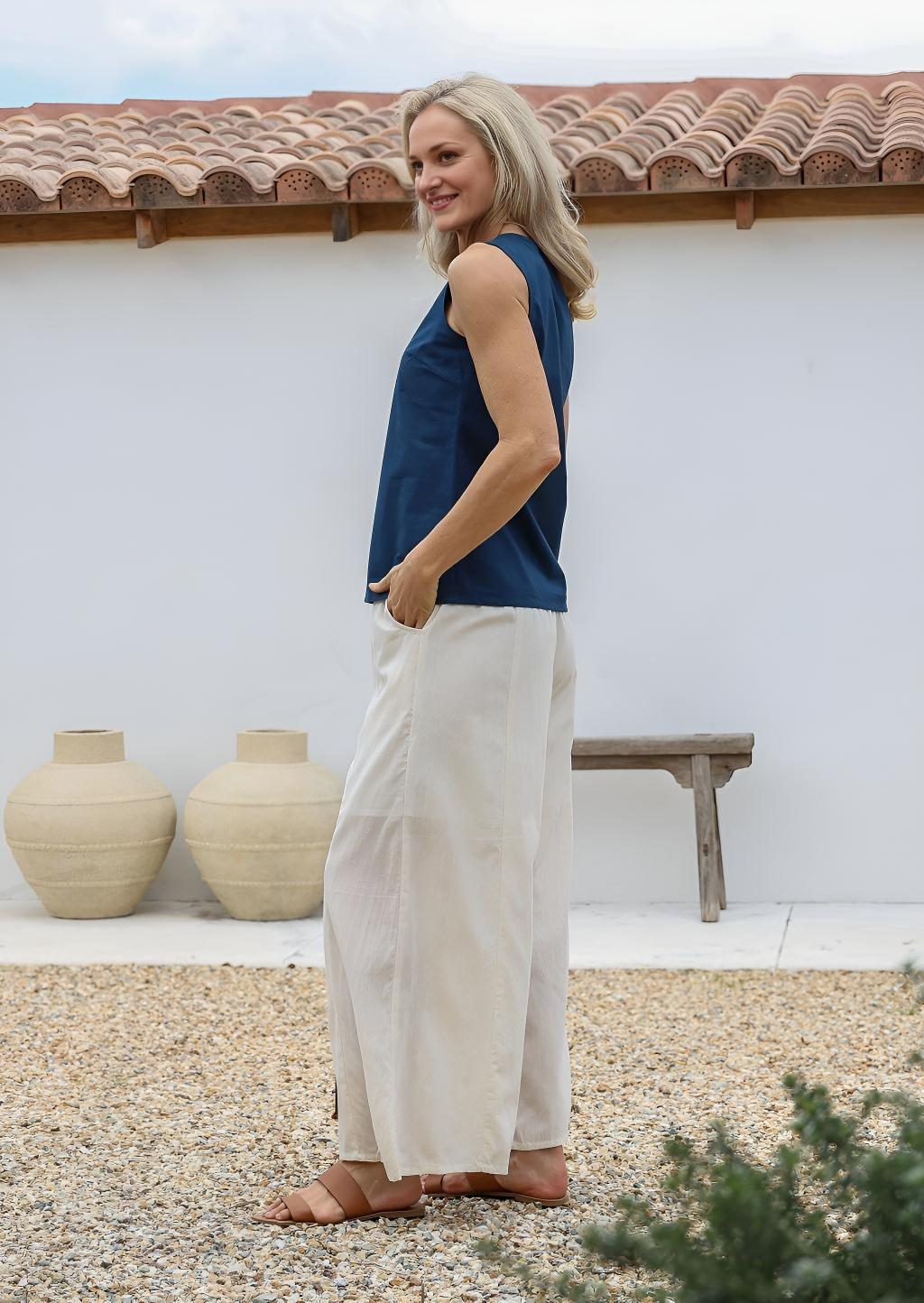 Janis Pants Natural White