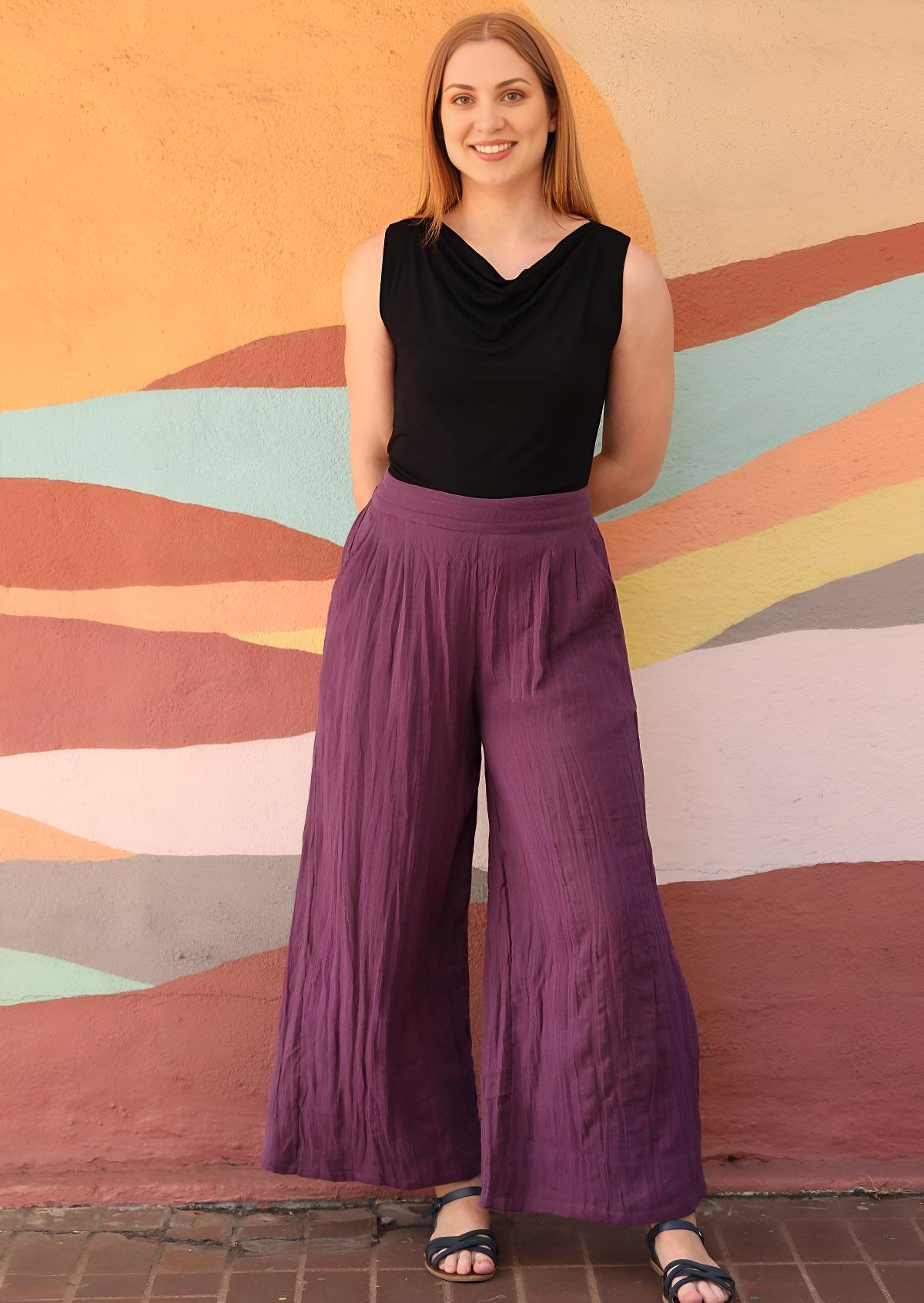 Jaya Pants Eggplant