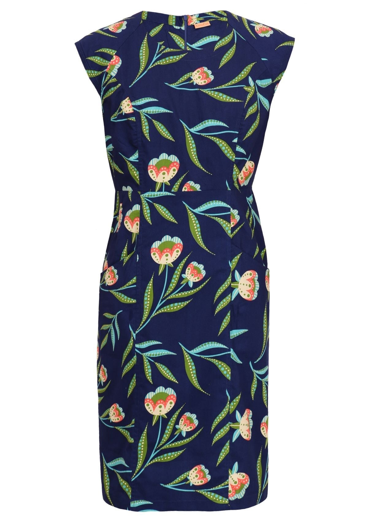 Mannequin front of dress.