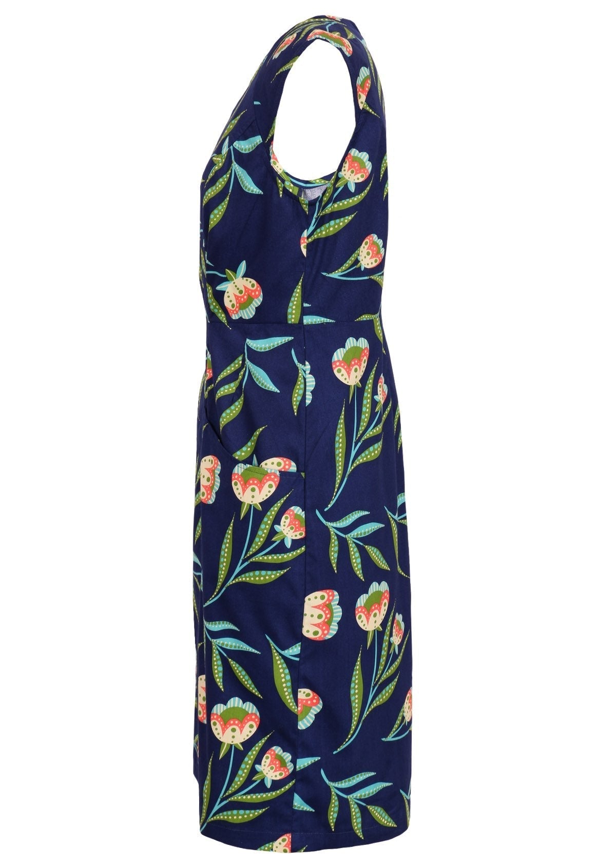 Mannequin side of dress.