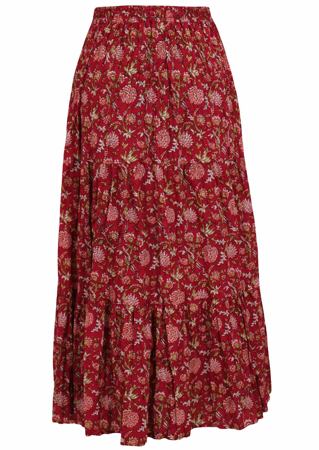 Maxi Skirt Cranberry