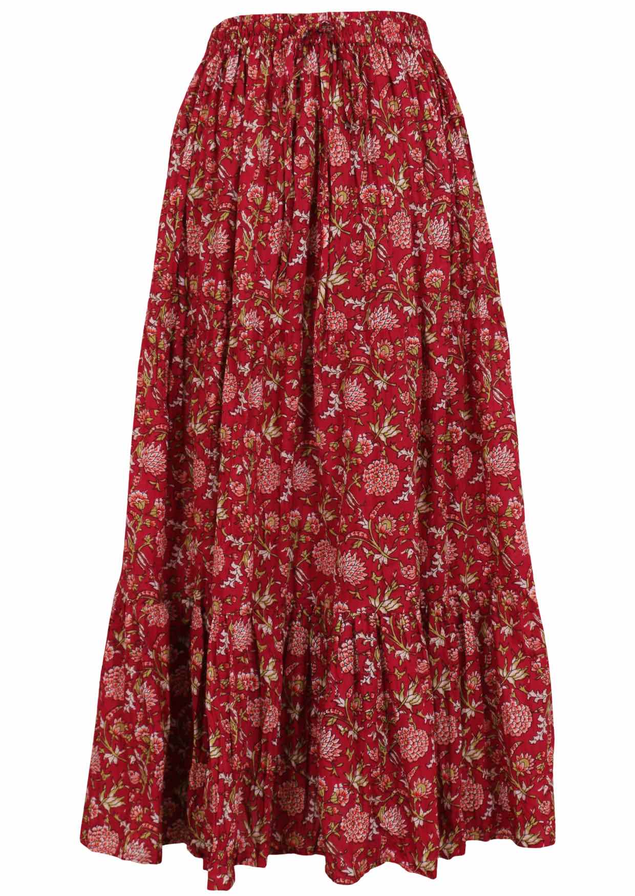 Maxi Skirt Cranberry