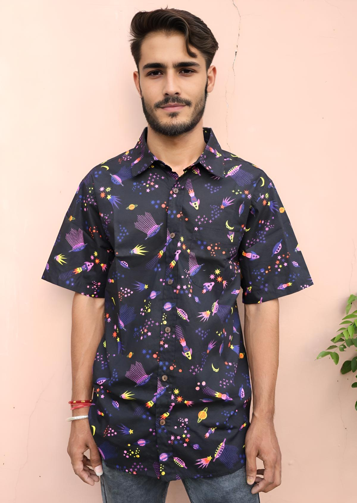Men's Cotton Shirt Astro