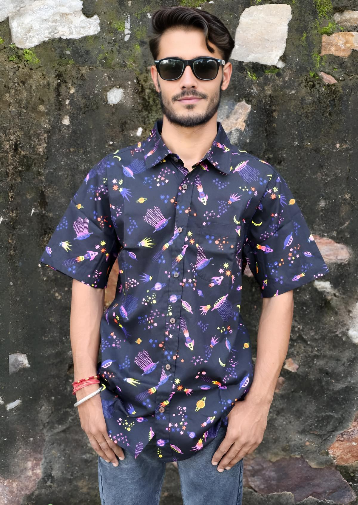 Men's Cotton Shirt Astro