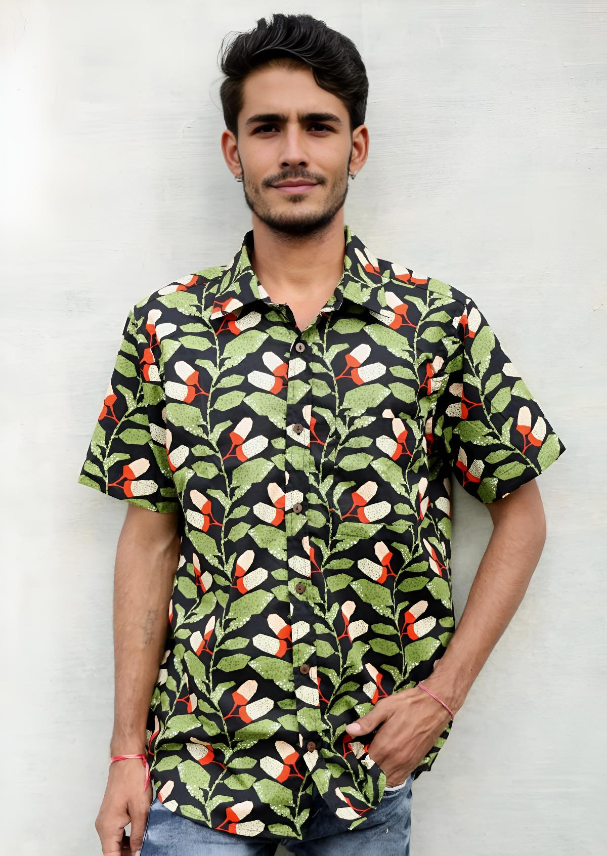 Men's Cotton Shirt Oak