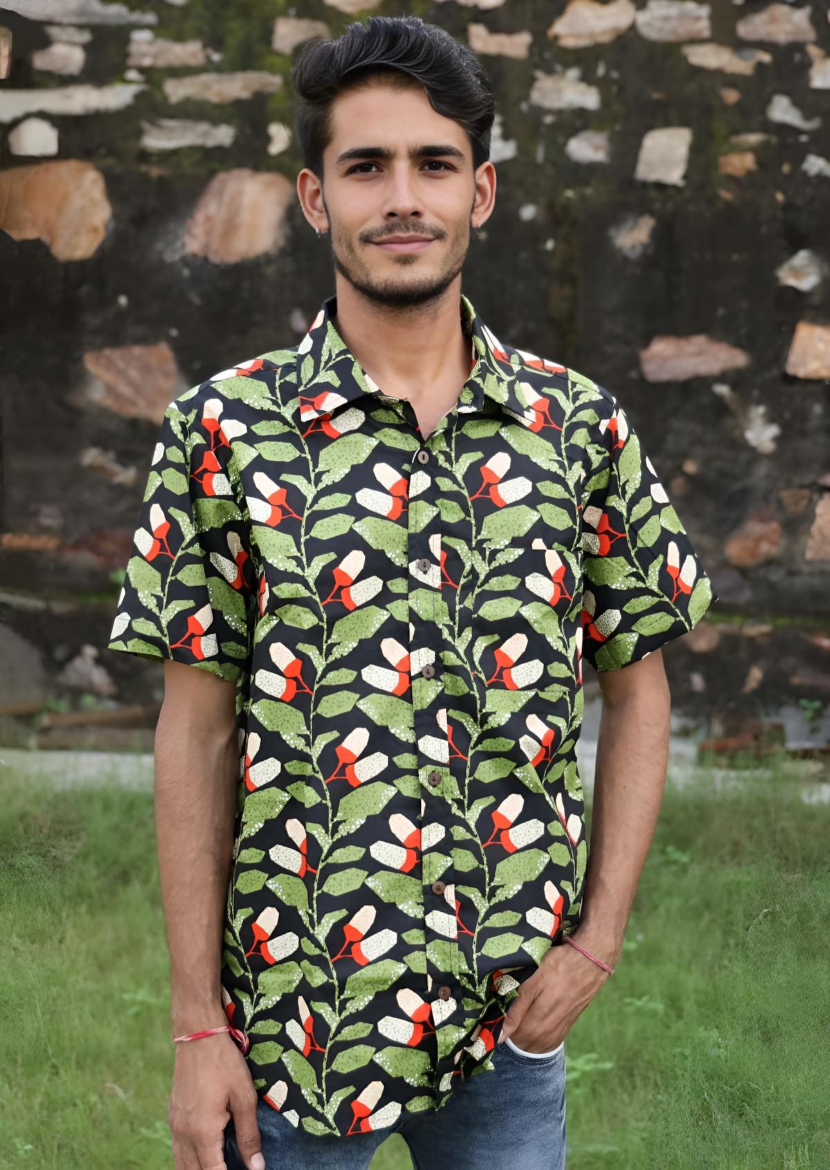 Men's Cotton Shirt Oak