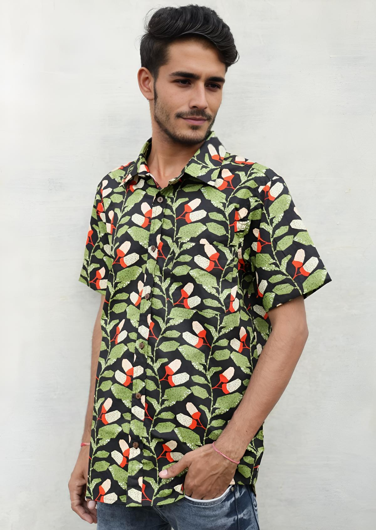 Men's Cotton Shirt Oak