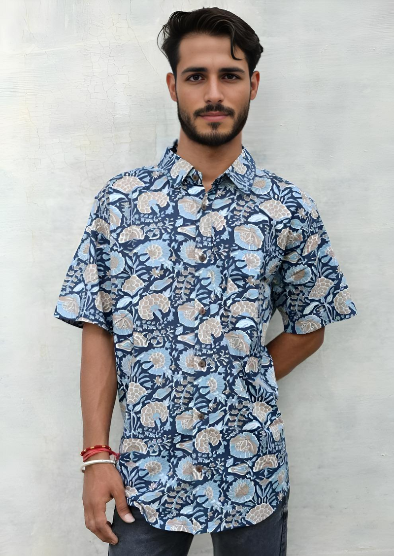 Men's Cotton Shirt Dahlia