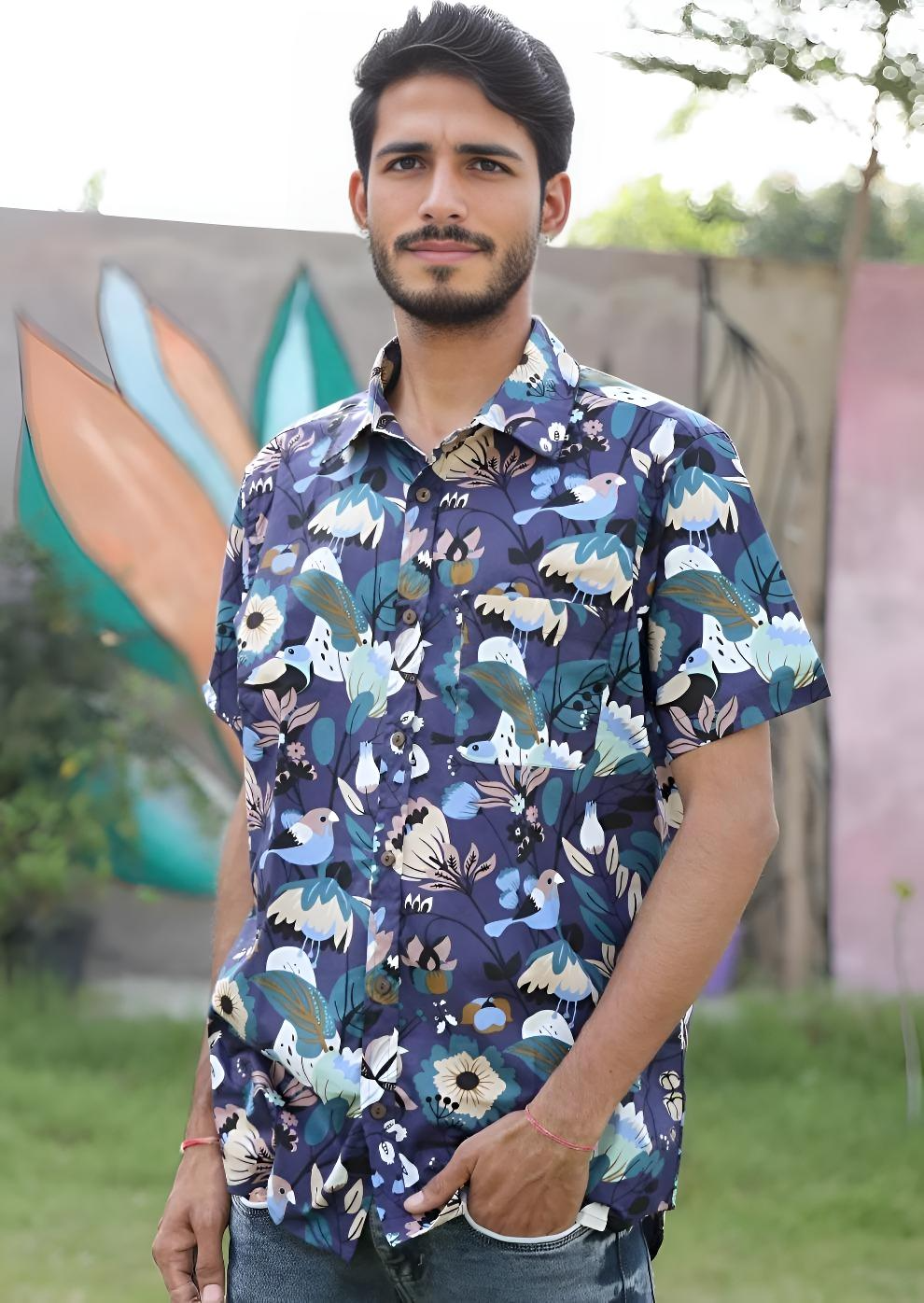 Men's Cotton Shirt Protea
