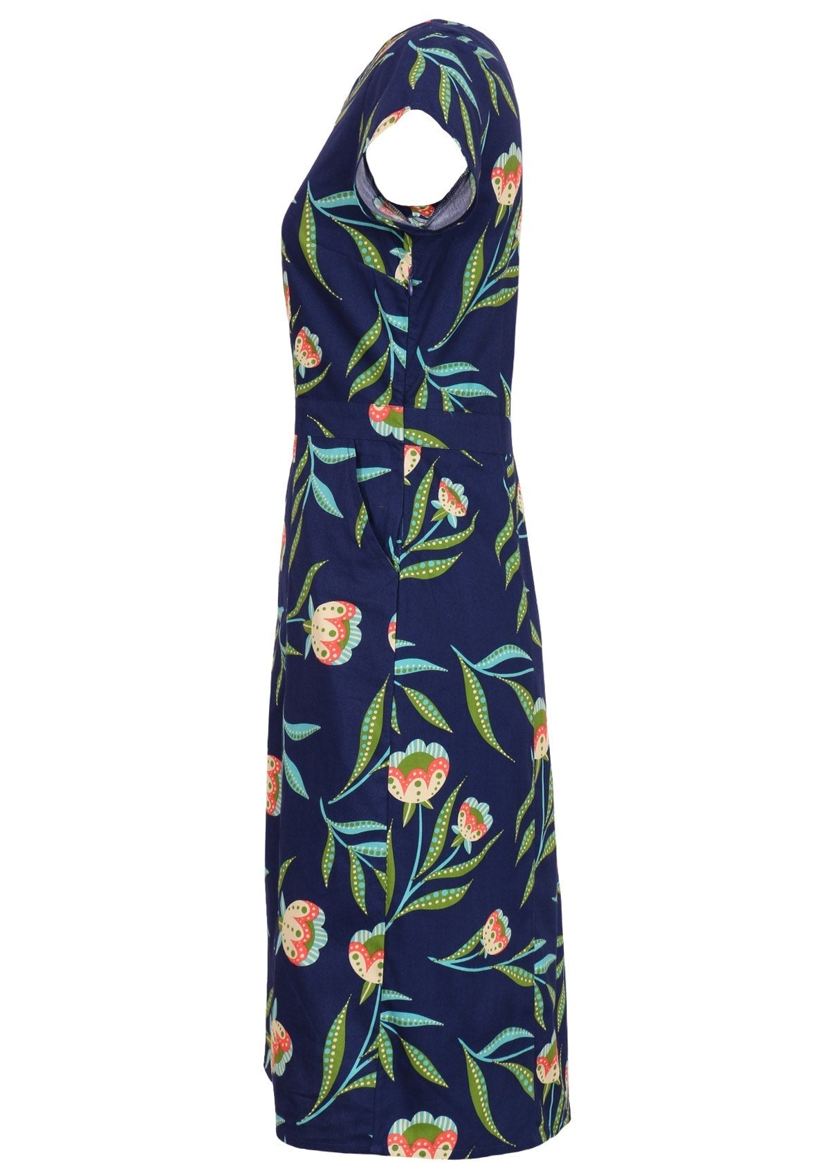 Mannequin side of dress.