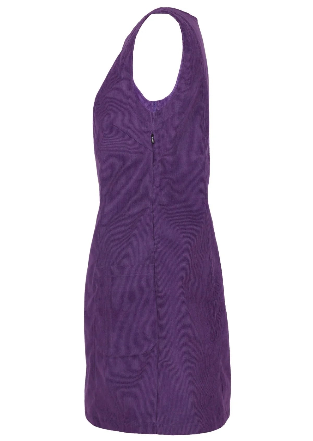 Poly Pocket Tunic Corduroy Purple