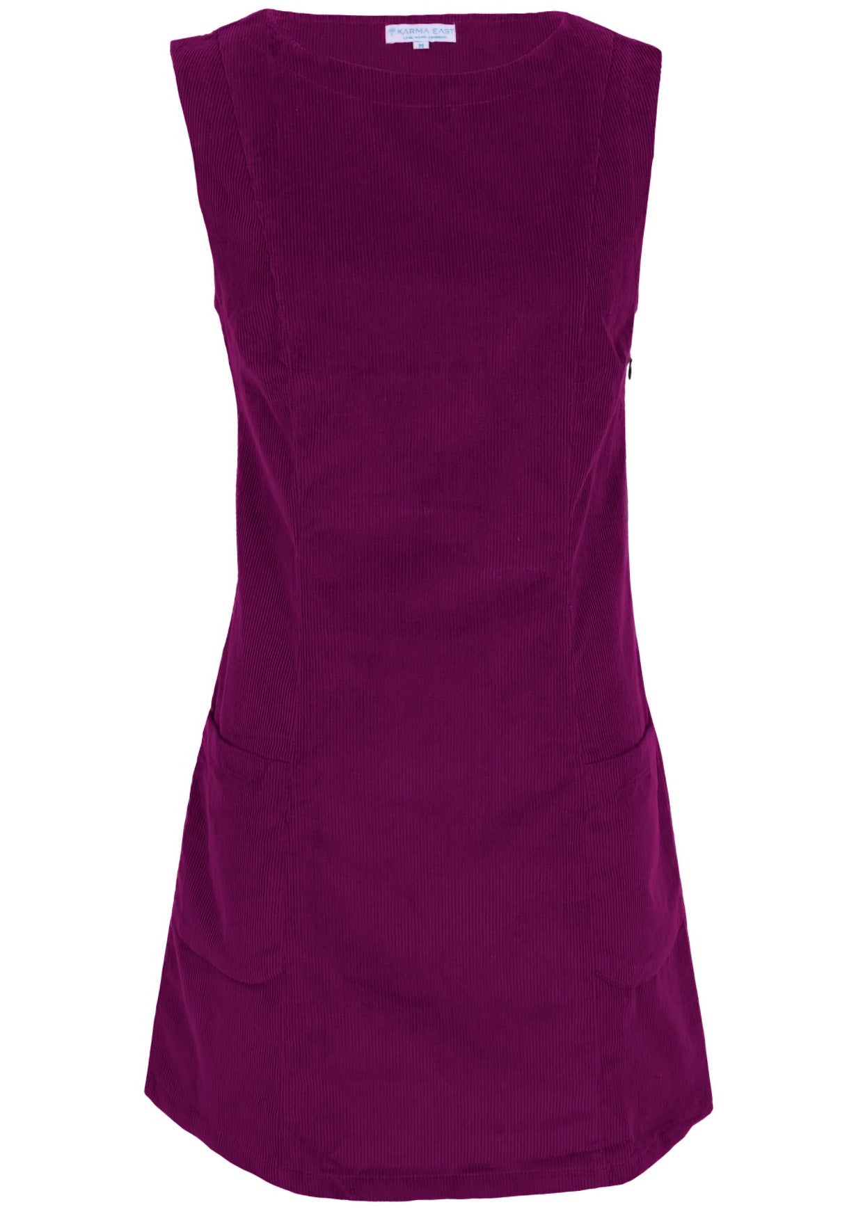 Poly Pocket Tunic Corduroy Plum