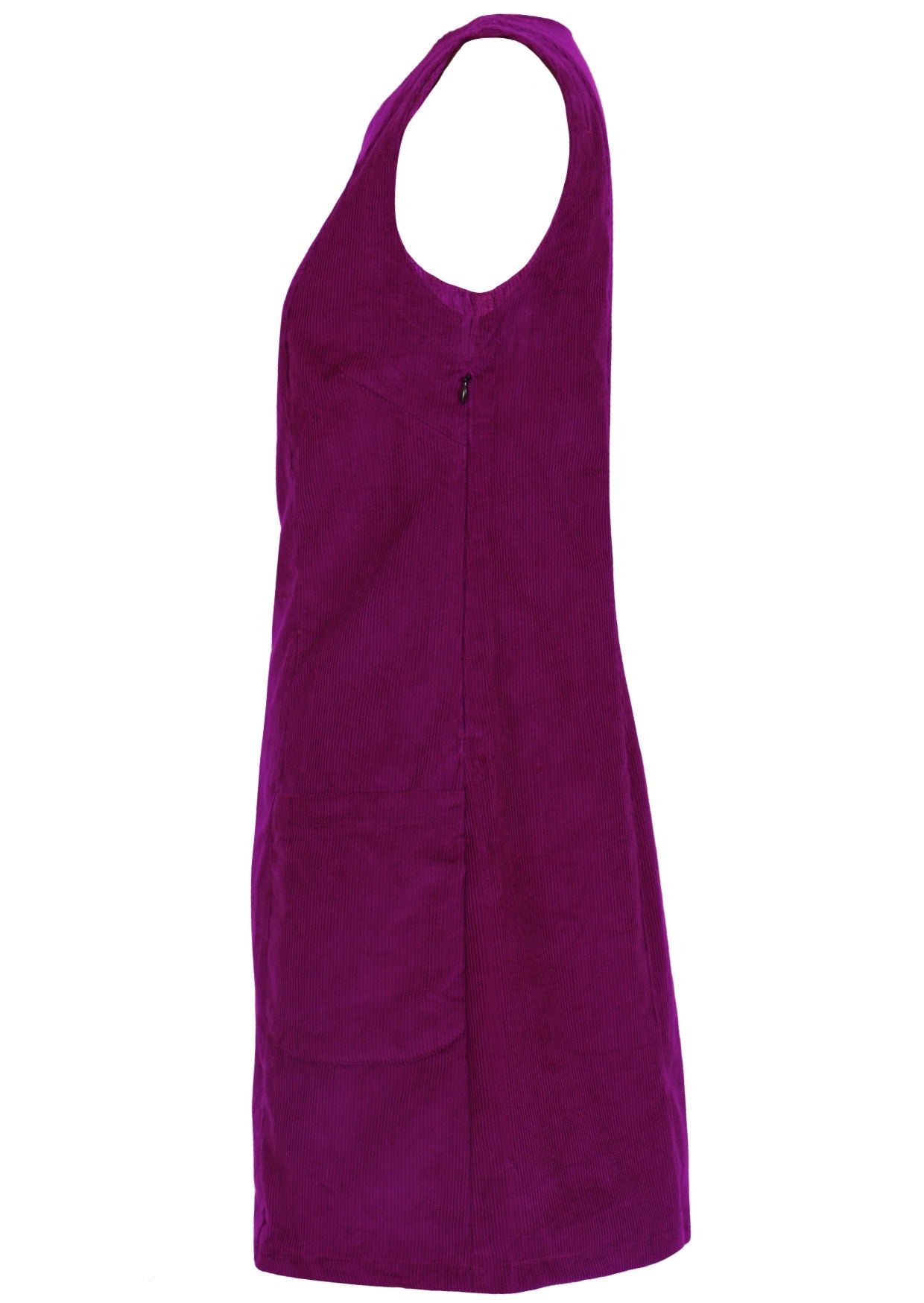Poly Pocket Tunic Corduroy Plum
