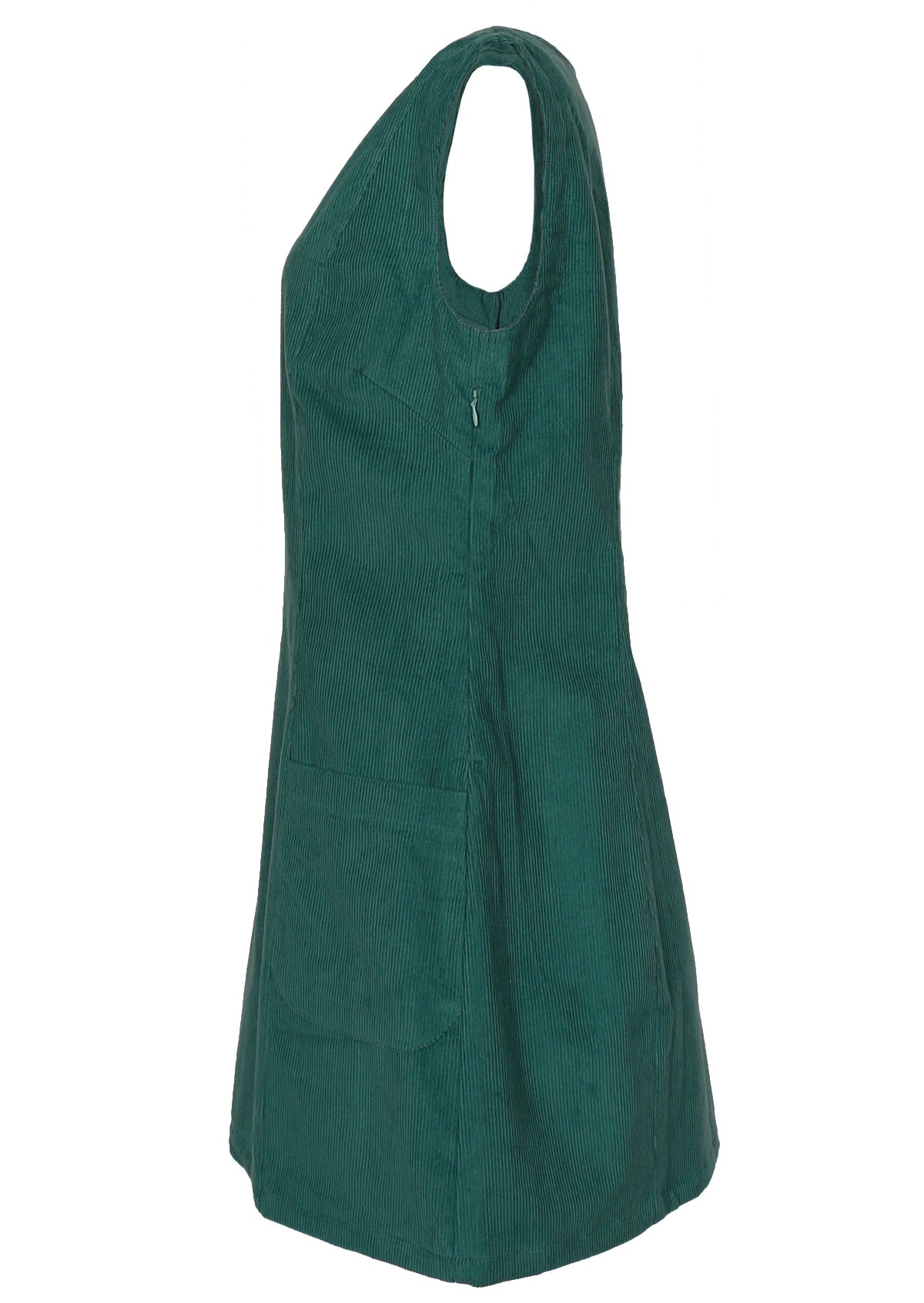Poly Pocket Tunic Corduroy Green