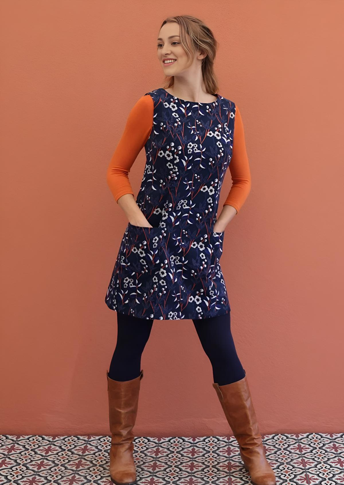 Poly Pocket Tunic Corduroy Meadow