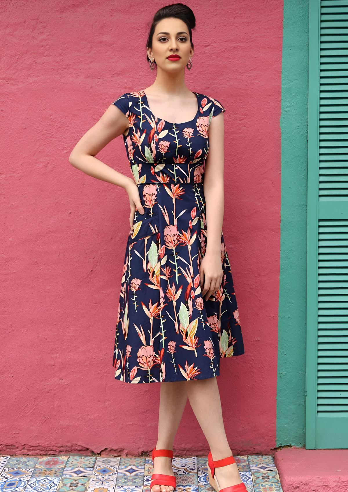Scarlett Dress Bird of Paradise