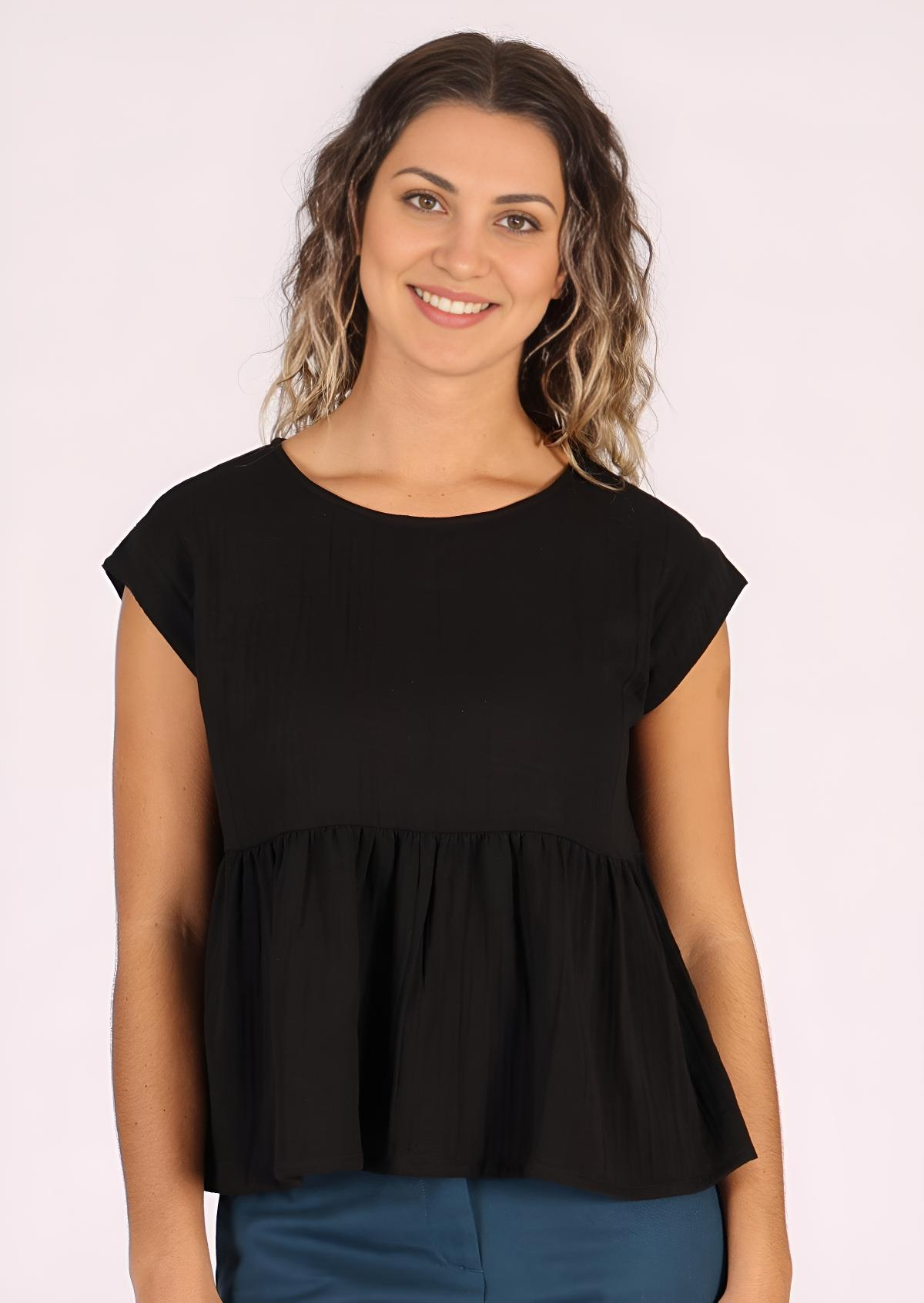 Thrills Top Black